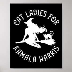 Póster Damas De Kamala Harris Wiccan Pagan Cheeky Witch