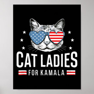 Póster Damas De La Democracia Kamala Harris Votando Por U