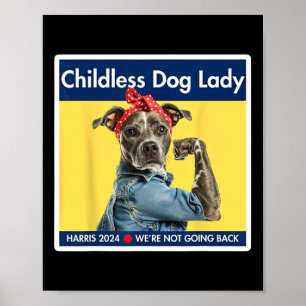 Póster Damas de perro Kamala Harris 2024 Presidente