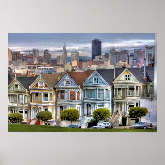 Póster Damas de San Francisco California (Frente)