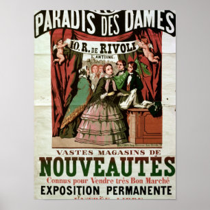 Póster Damas del DES de Paradis del Au de la publicidad