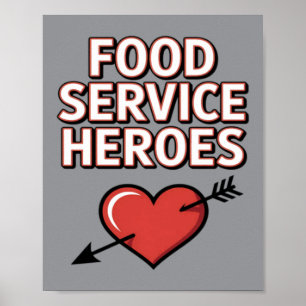 Póster Damas Lindas Señora del Almuerzo Cafetería Escolar