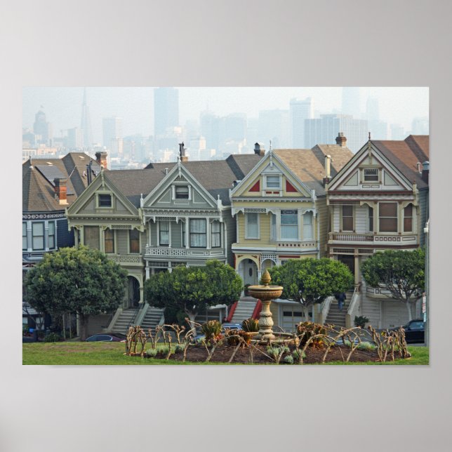 Póster Damas pintadas, San Francisco, California (Frente)