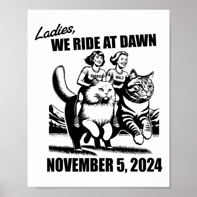 Póster Damas Que Viajamos En Dawn Harris Wheimer 2024 Pre (Frente)