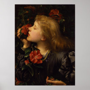 Póster Dame Alice Ellen Terry eligiendo por George Watts