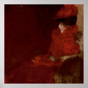 Póster Dame im Fauteuil por Gustav Klimt