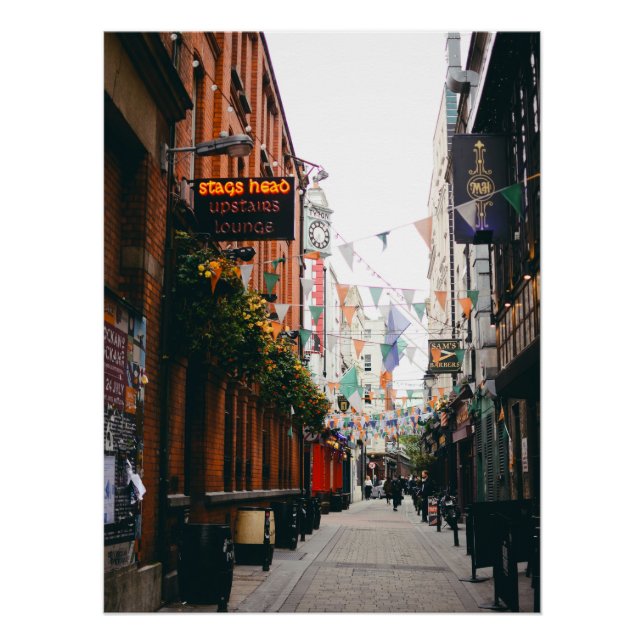 Póster Dame Lane Dublín - Fotografía (Anverso)