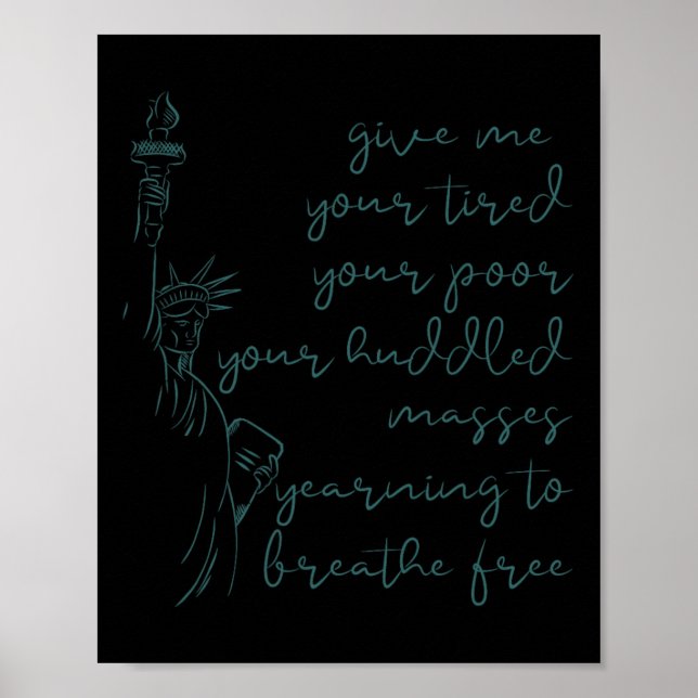 Póster Dame Tu Mala Estatua De Mes Cansado (Frente)
