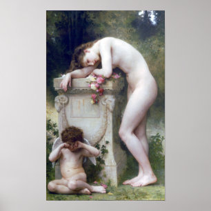 Póster d'Amour de Bouguereau - de Douleur