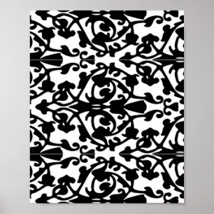 Póster Dámpara de sello decorativo