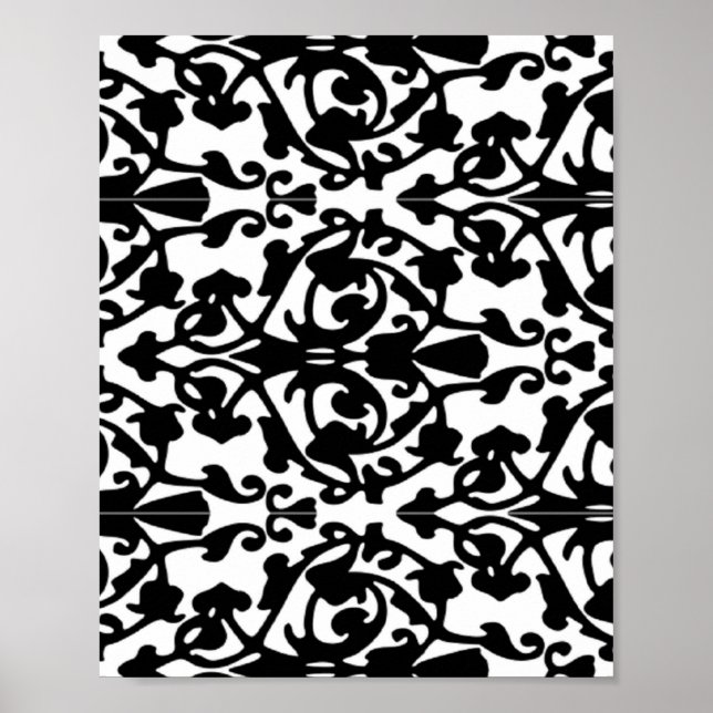 Póster Dámpara de sello decorativo (Frente)