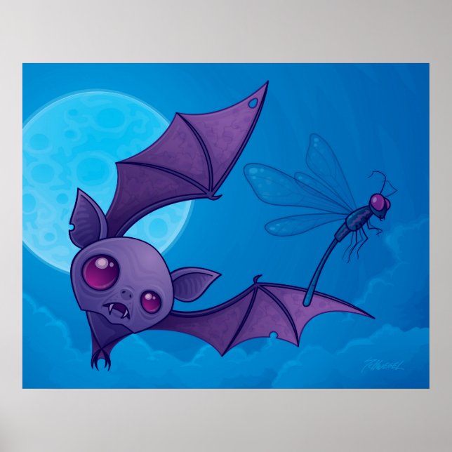 Póster Damselfly en peligro (Frente)