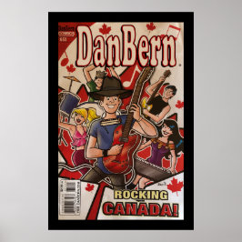 Póster ¡Dan Bern Rockin Canadá!