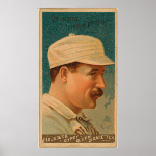Póster Dan Brouthers, carcayúes de Detroit