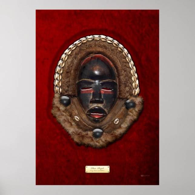 Póster Dan Peoples Dean Gle Mask en Red Velvet (Frente)