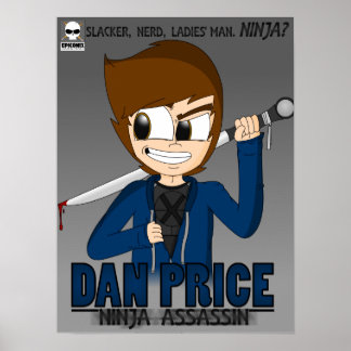 Póster Dan Price: Poster de Asesinos de Ninja