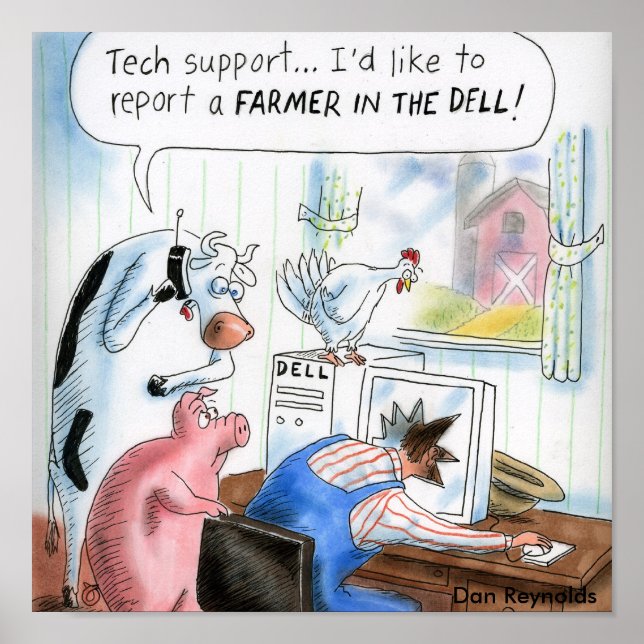 Póster Dan Reynolds | POSTER | Agricultor En Dell (Frente)