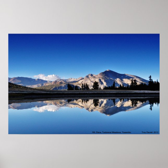 Póster Dana, Tuolumne Meadows, Yosemite, CA. (Frente)