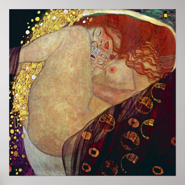 Póster Danaë — Gustav Klimt (1907-08) (Frente)