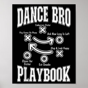 Póster Dance Brother Playbook Comp Funny Bailando Orgullo