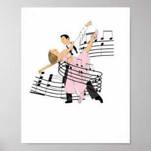 Póster Dance Classic Ballroom Dance