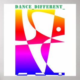 Póster DANCE_DIFFERENT_ Rainbow