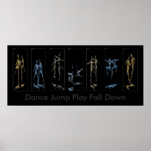 Póster Dance Jump Play Cae