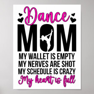 Póster Dance Mom Divertida Bailando Mamá De Una Bailarina
