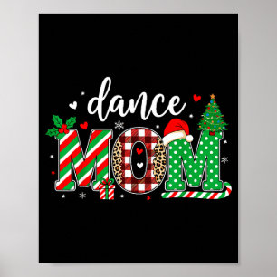 Póster Dance Mom Navidad Buffalo Cuadro Leopardo Santa Go