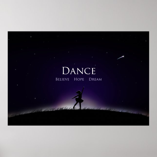 Póster Dance Poster - Dance Belibe Hope Dream Ballerina (Frente)