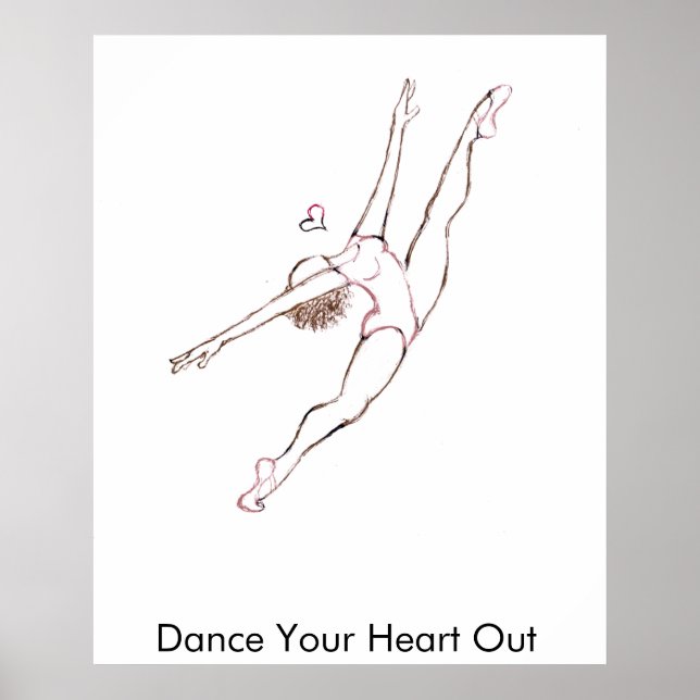 Póster Dance Your Heart Out (Frente)