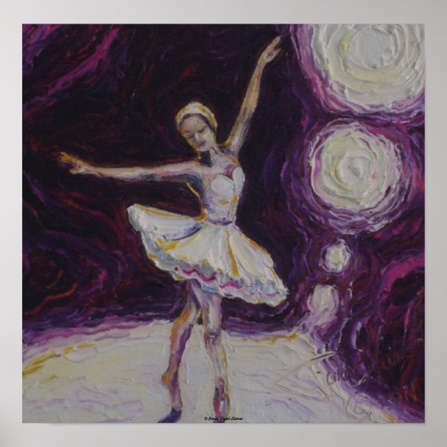 Póster Dancing Ballerina Bella Artes Poster (Frente)