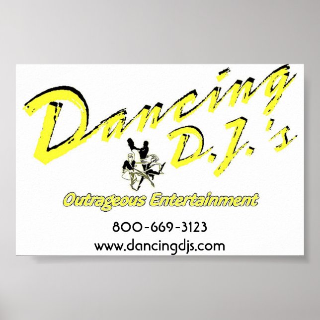 Póster Dancing Dj poster (Frente)
