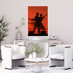 Póster Dancing forever in the sunset with you