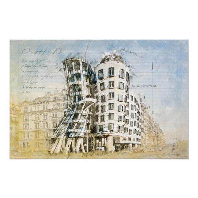 Póster Dancing House (Anverso)