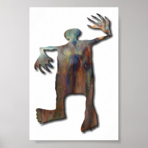 Póster Dancing Man copper