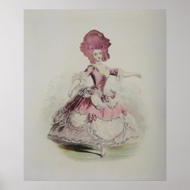 Póster Dancing Marie Antoinette 24x20"- (opciones de tama (Frente)