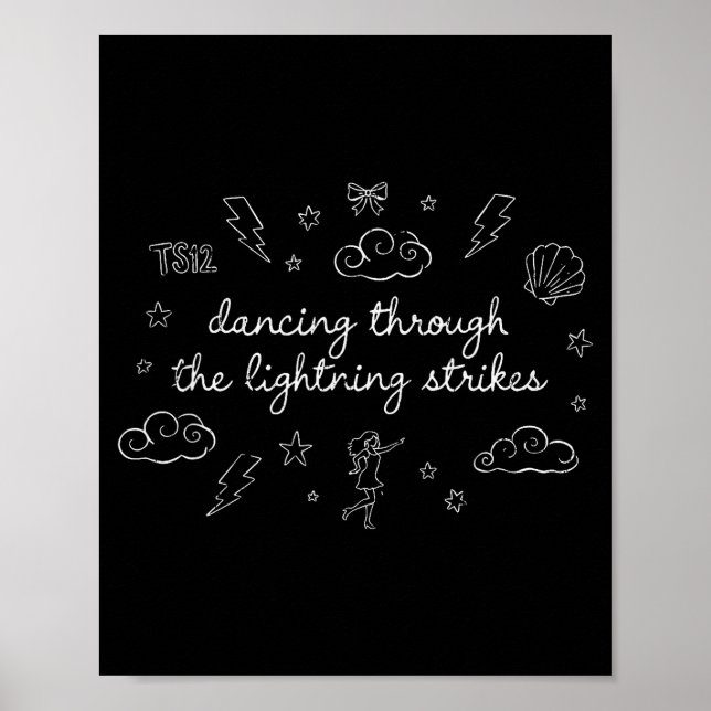 Póster Dancing Through The Lightning Strikes, Funny Danci (Frente)