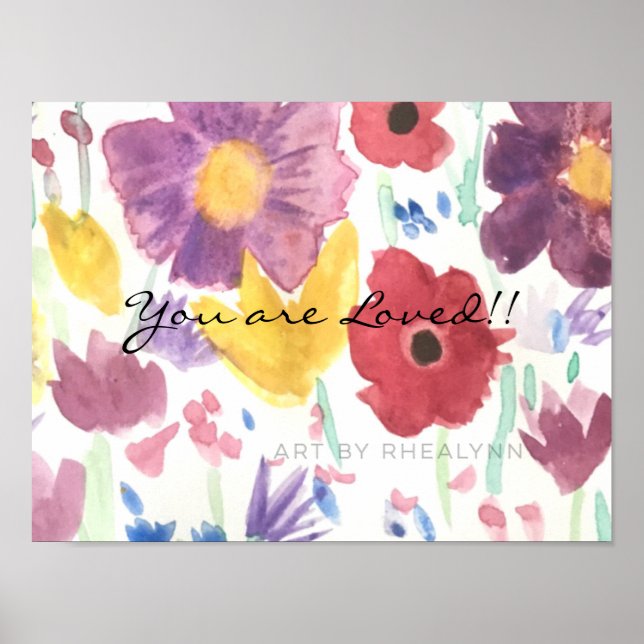 Póster Dancing Wildflower Print (Frente)