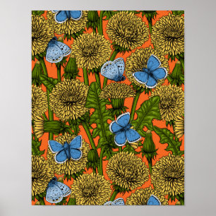 Póster Dandelion medow