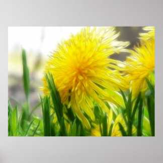 Póster Dandelion Portrait