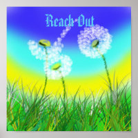 Dandelion Reach Out Life Message,