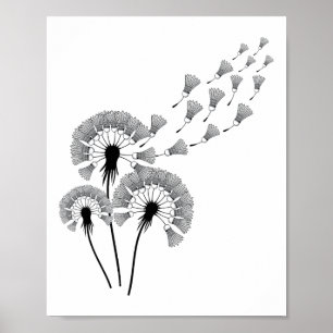 Póster Dandelion Shuttle Para Badminton Player Badmi