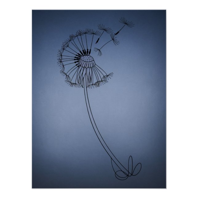 Póster dandilion flower  (Anverso)