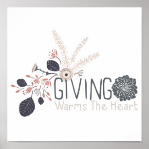 Póster Dando Calentamiento A Las Flores De Tosso De Coraz