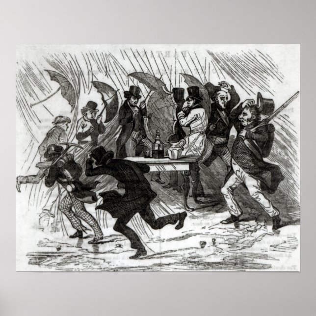 Póster Dando la vuelta al Cuerno, 1849 (Frente)