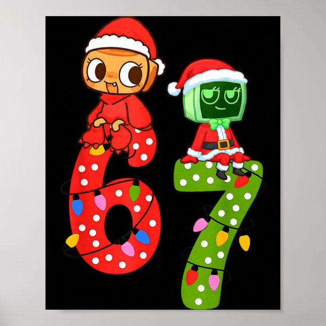 Póster Dandy Bruh 67 Days Meme Humor 6 7 Shelly World Six (Frente)