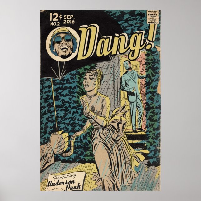 Póster Dang Hip Hop Comic Book Art (Frente)