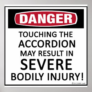 Póster Danger Accord