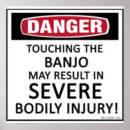 Póster Danger Banjo